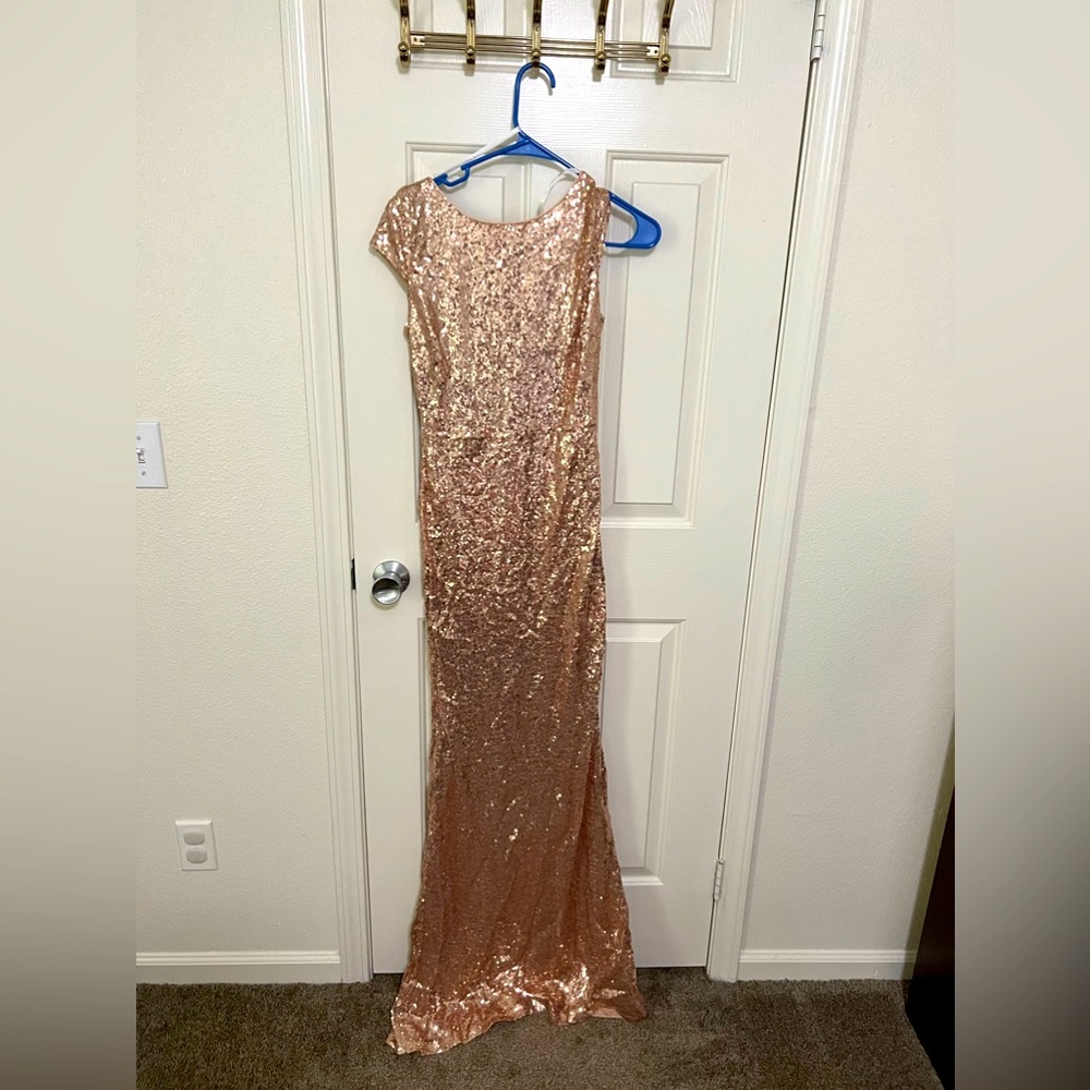 A sparkly dress